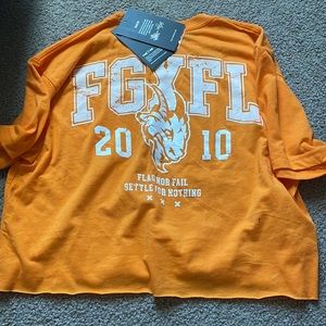 FLAG NOR FAIL CROP TOP